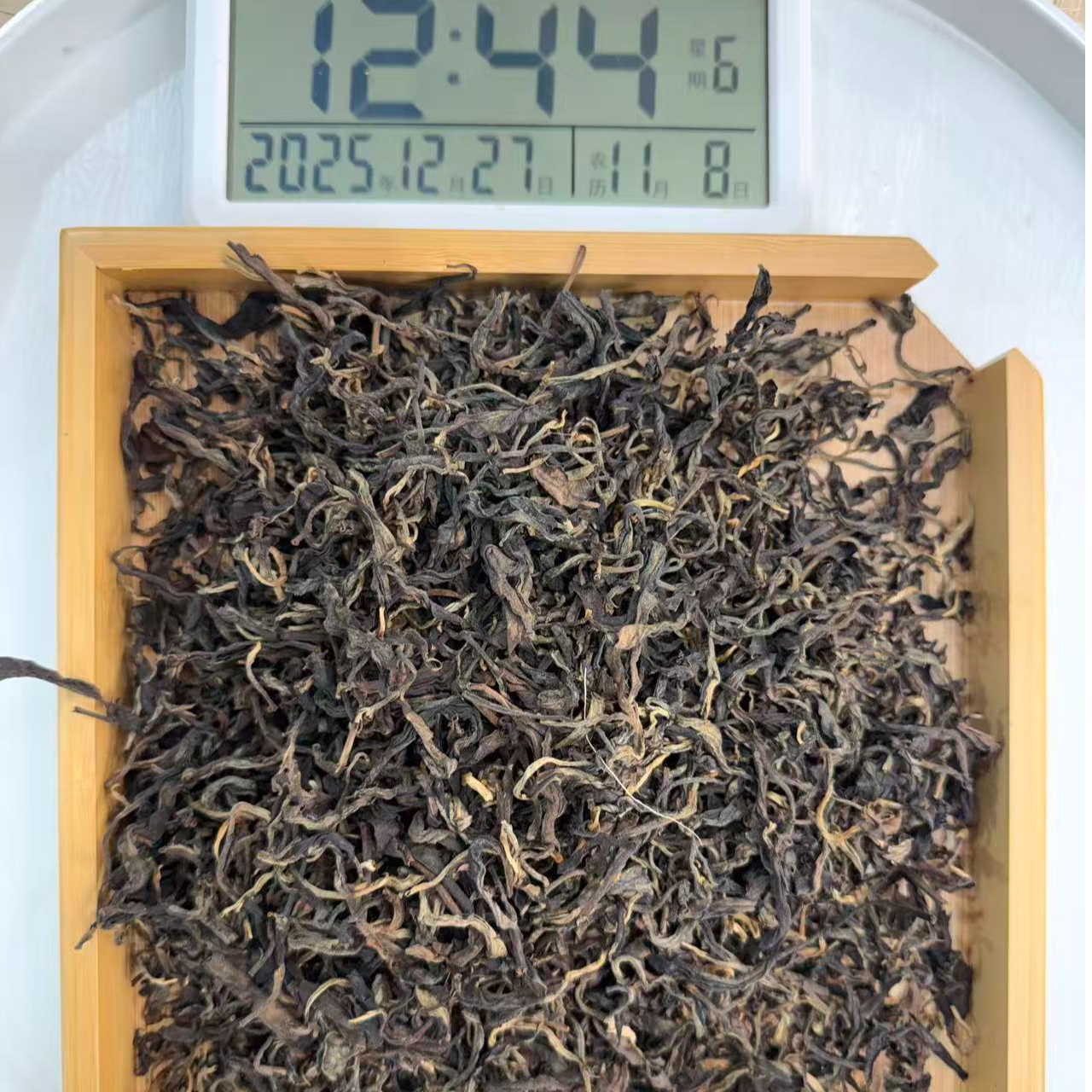 司丽严选-3861号2025年二春古树曼短拉红茶晒红散茶12-27