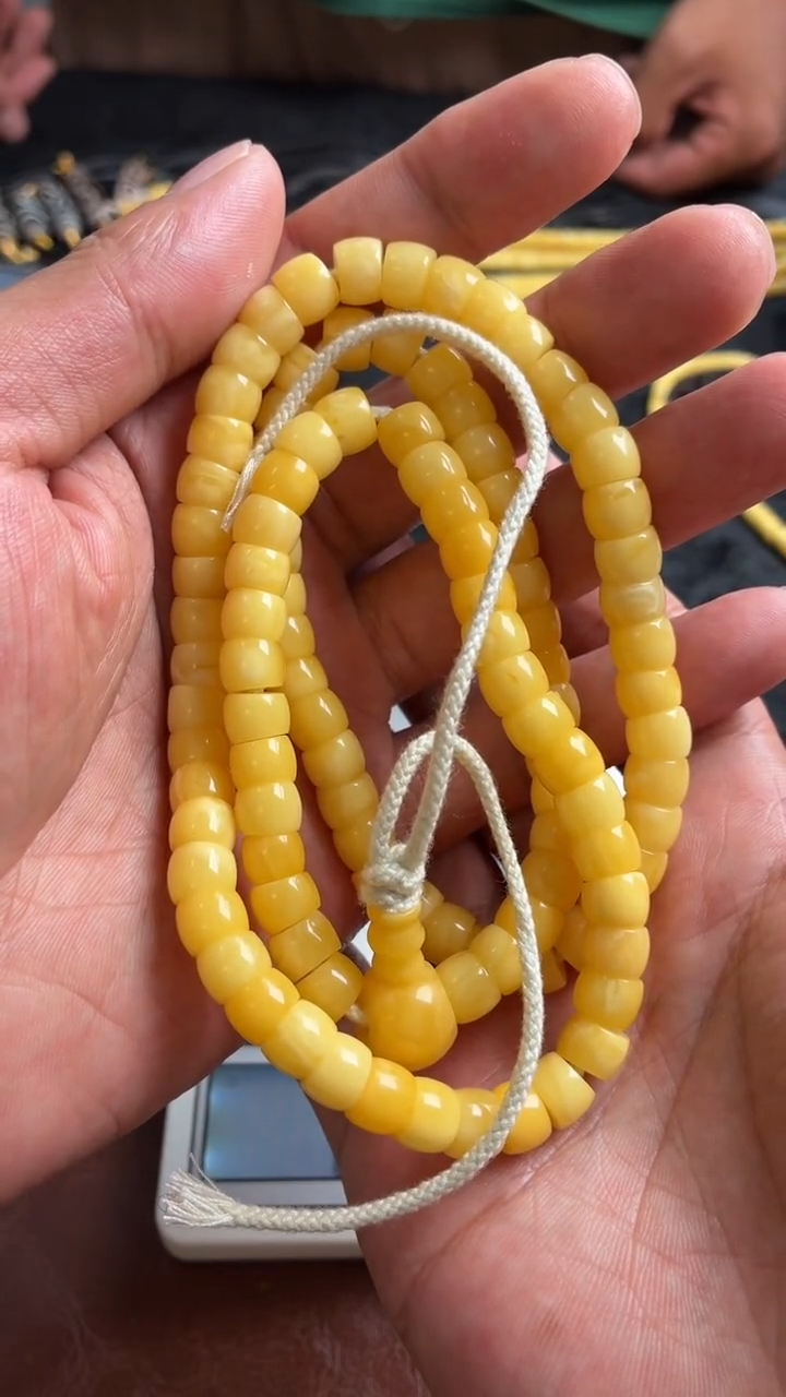 未镶嵌项链蜜蜡噶玛珠宝108珠