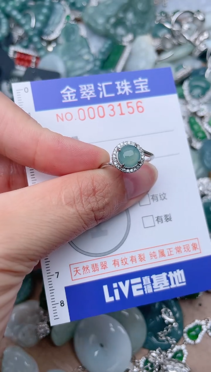 翡翠未镶嵌颈饰3156....