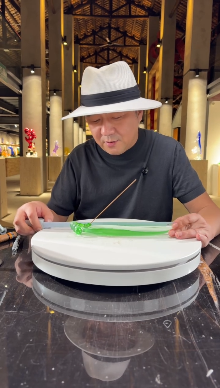 摆件竹节报喜香插