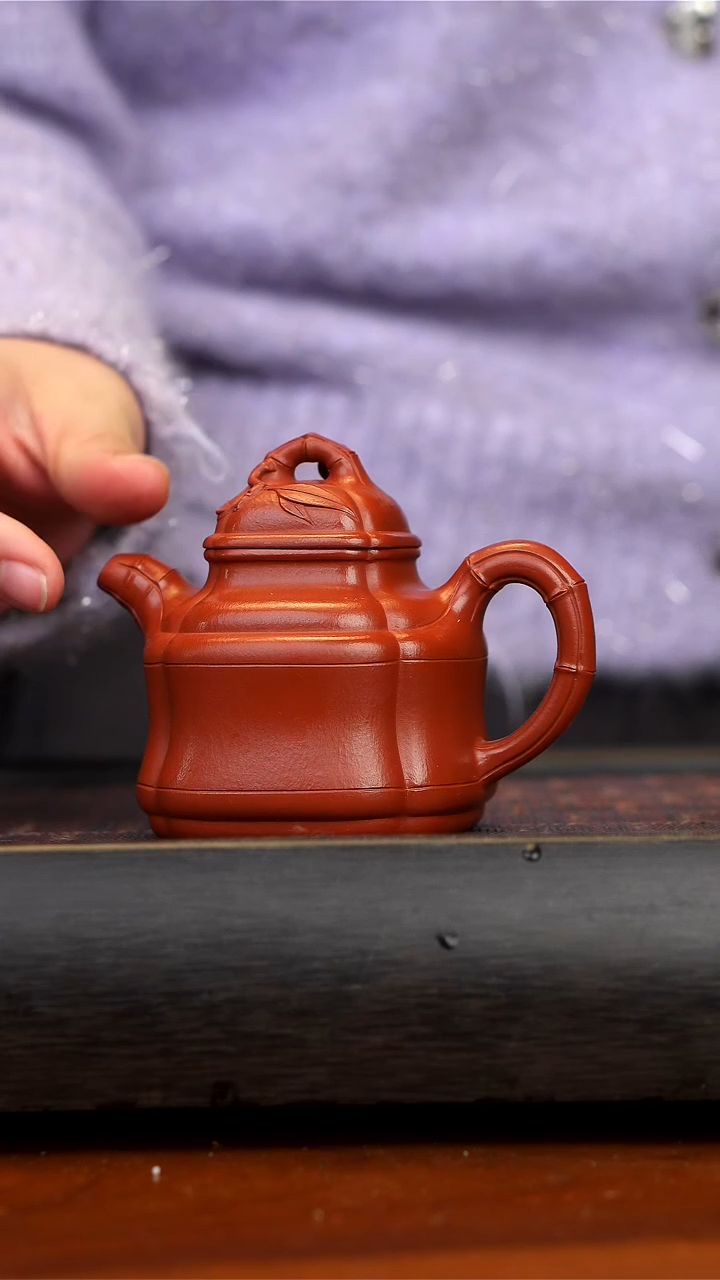 【闪购商品】紫砂茶壶宜兴紫砂四方竹鼎杨菲