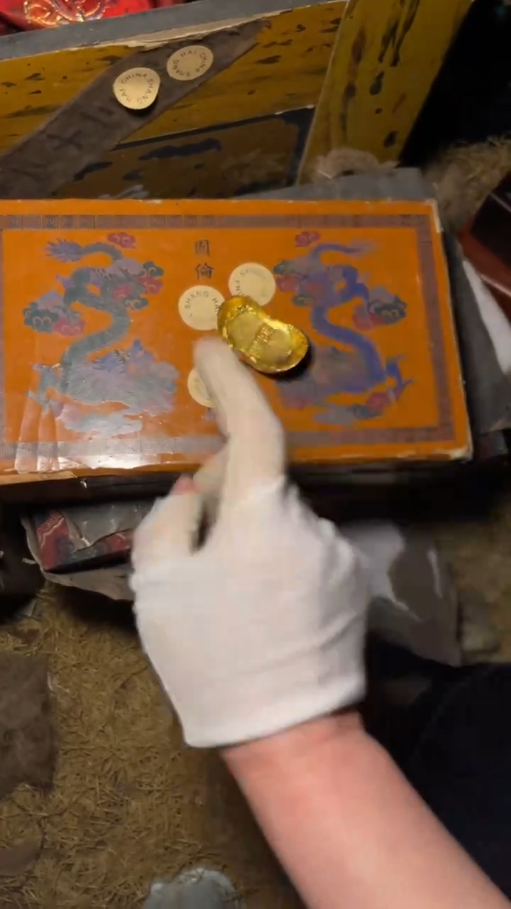 木高端精美开黄漆器双龙盒子一件链接