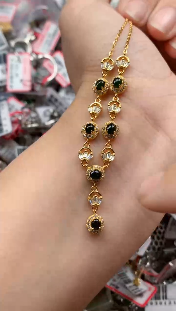 银S925镶嵌戒指翡翠天然A货缅甸翡翠