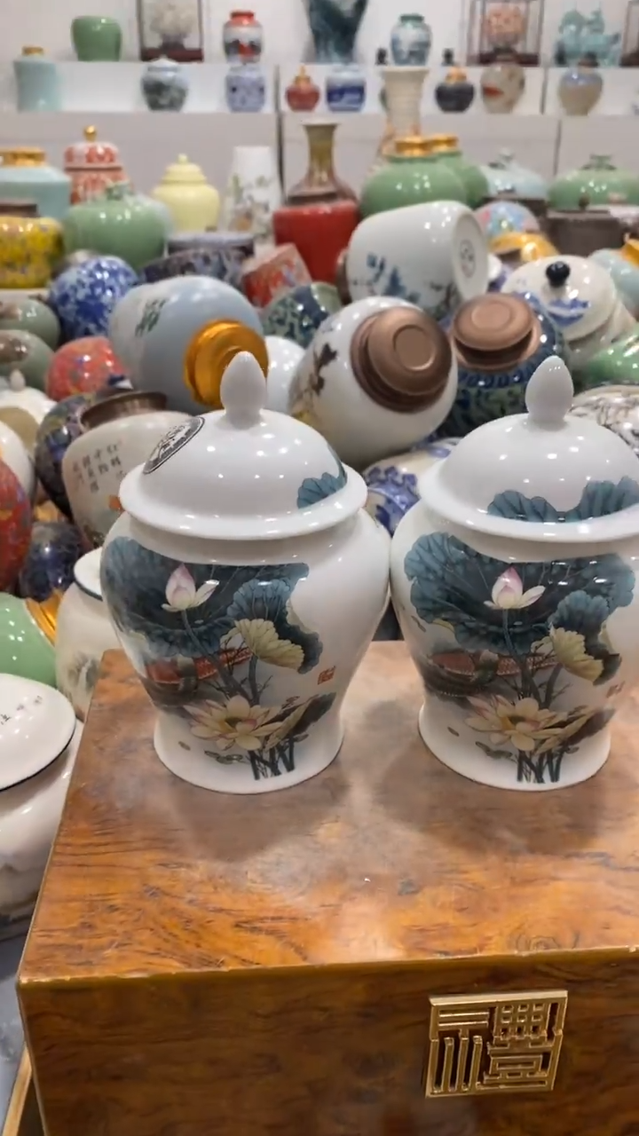 摆件陶茶叶罐密封罐储存罐