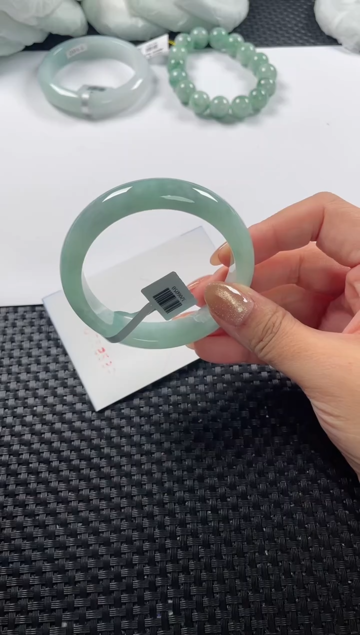 未镶嵌手镯翡翠基地发货H 6329 55+