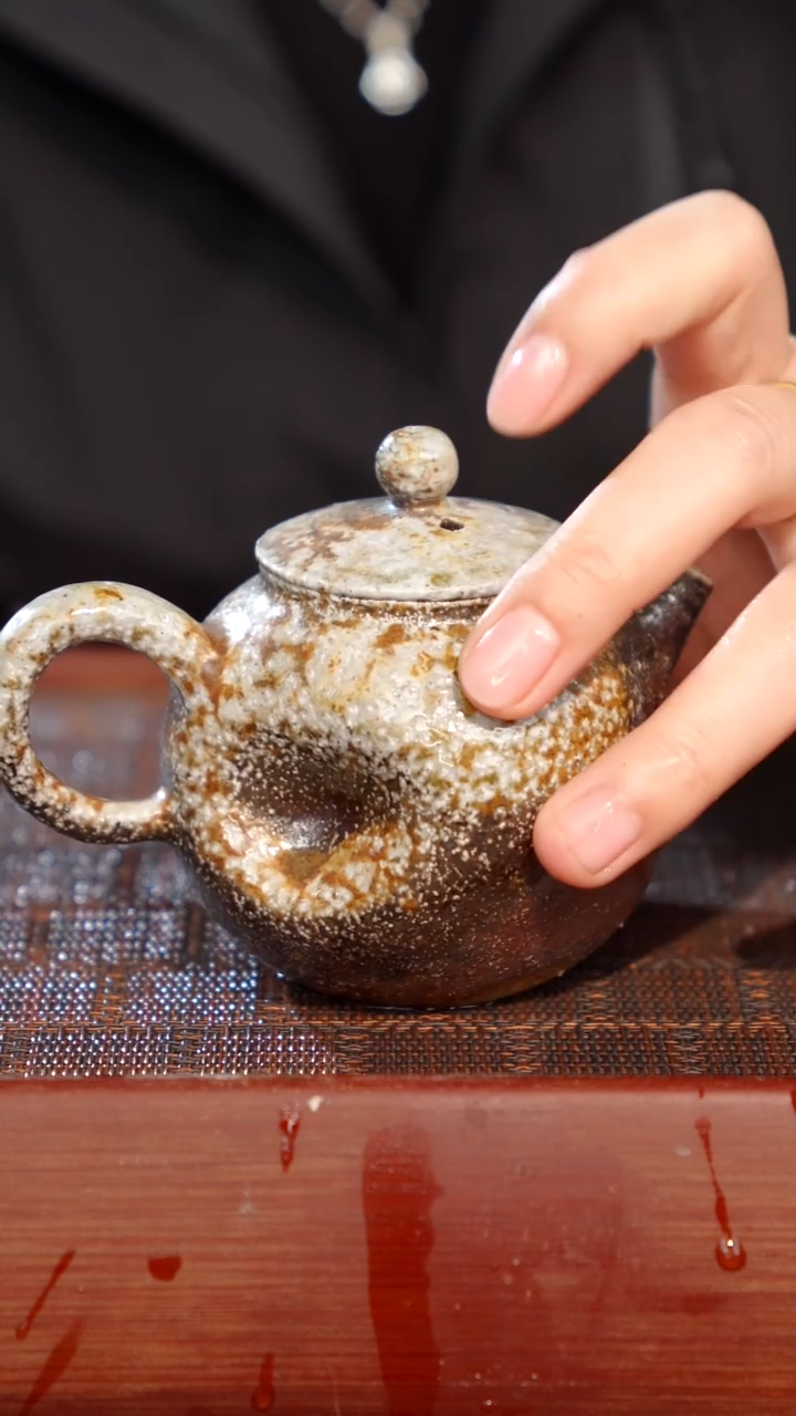 陶瓷奢瓷/瑞寅柴烧茶器（壶）0275 微瑕