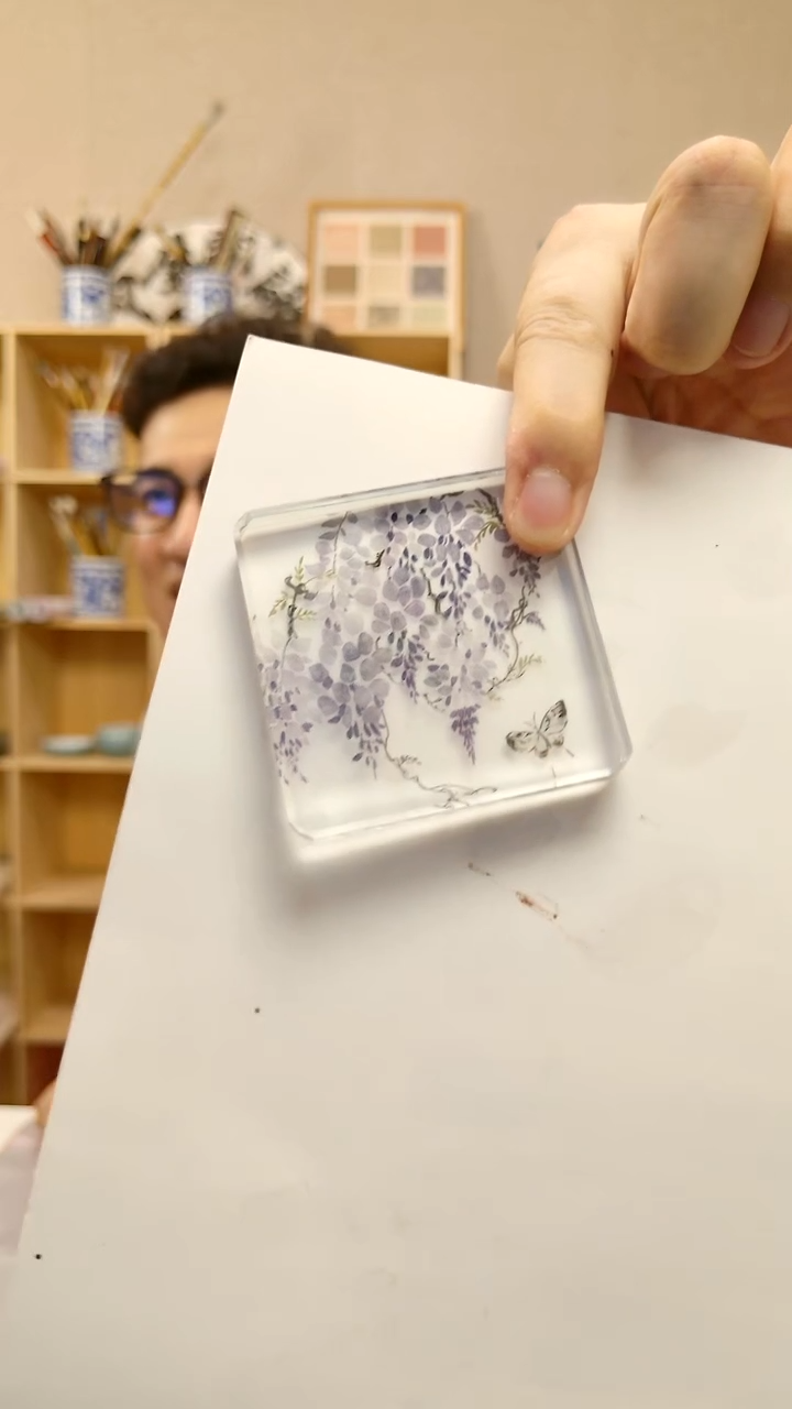 福袋正方形水晶镇纸1个