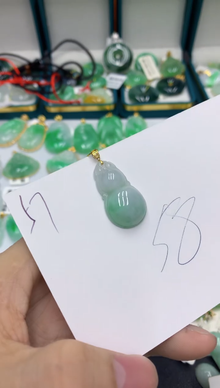 【闪购商品】翡翠颈饰18K金镶嵌111111111