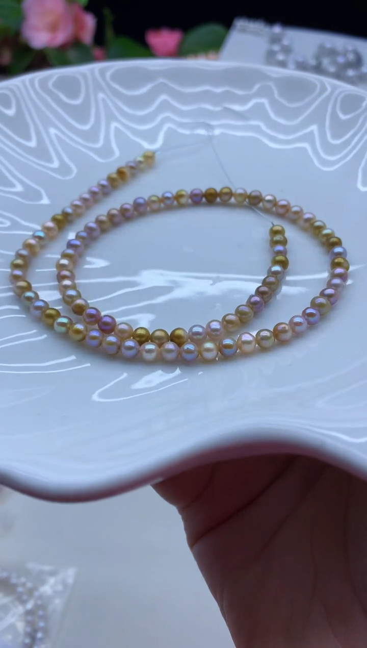 【闪购商品】淡水珍珠颈饰未镶嵌淡水珍珠项链