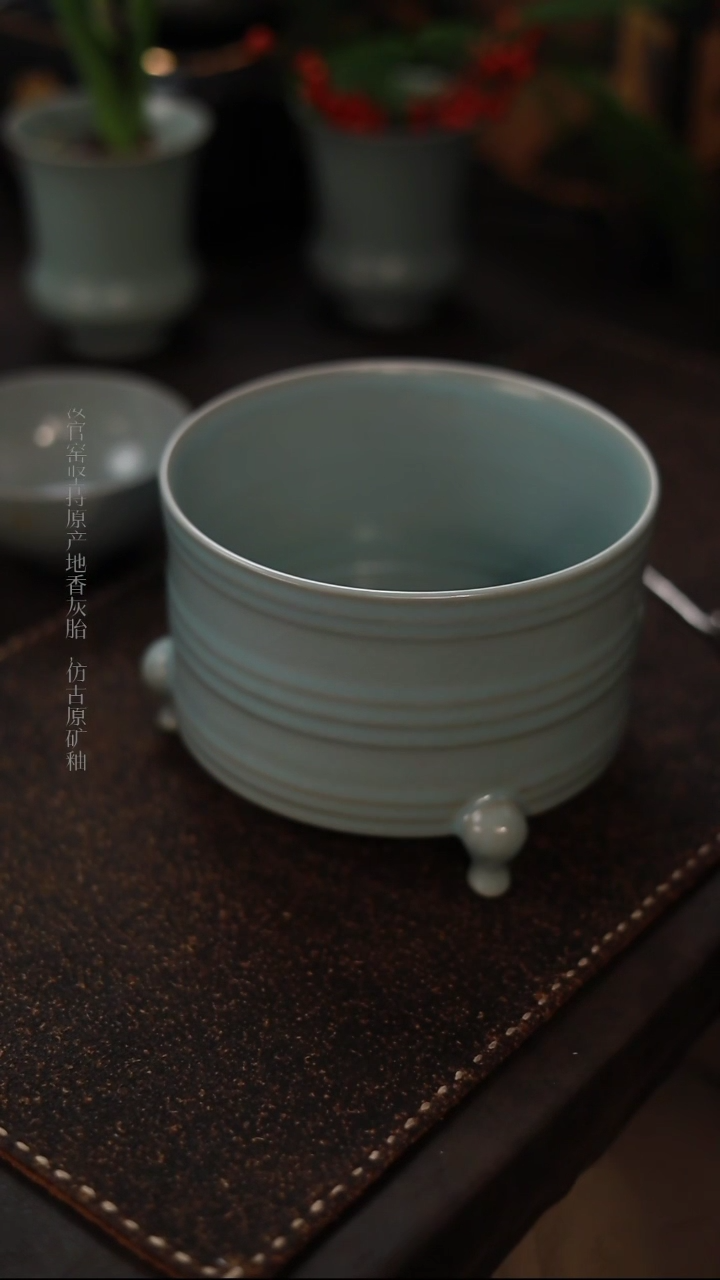 【闪购商品】杯0105微瑕清凉寺仿古弦纹尊