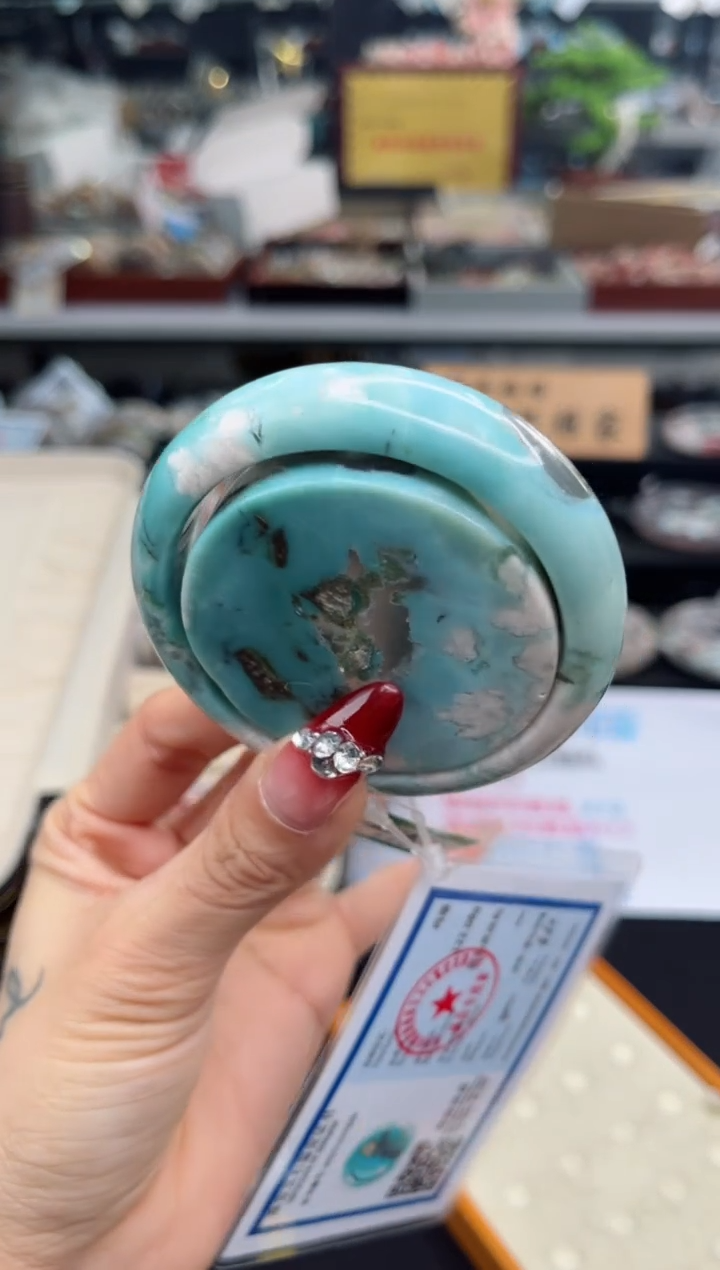 【闪购商品】石英质玉手镯未镶嵌54圈口（赠品镯心）3S908