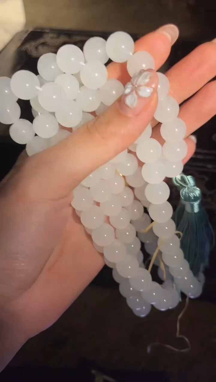 【闪购商品】【闪购商品】白色玉项链108
