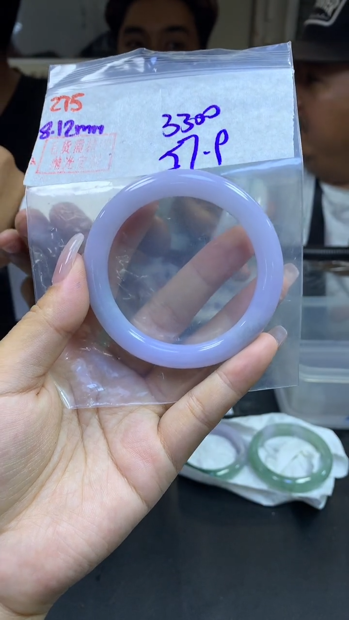 定制翡翠未镶嵌275手镯57+3300元+拍一发一