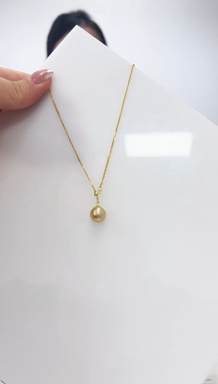 【闪购商品】海水珍珠DA银S925镶嵌吊坠 9 J195