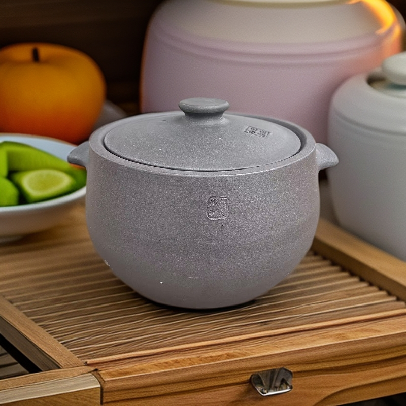 非遗荥经高温耐烧无釉无涂层家用煲汤炖锅燃气灶四川雅安荥经砂锅