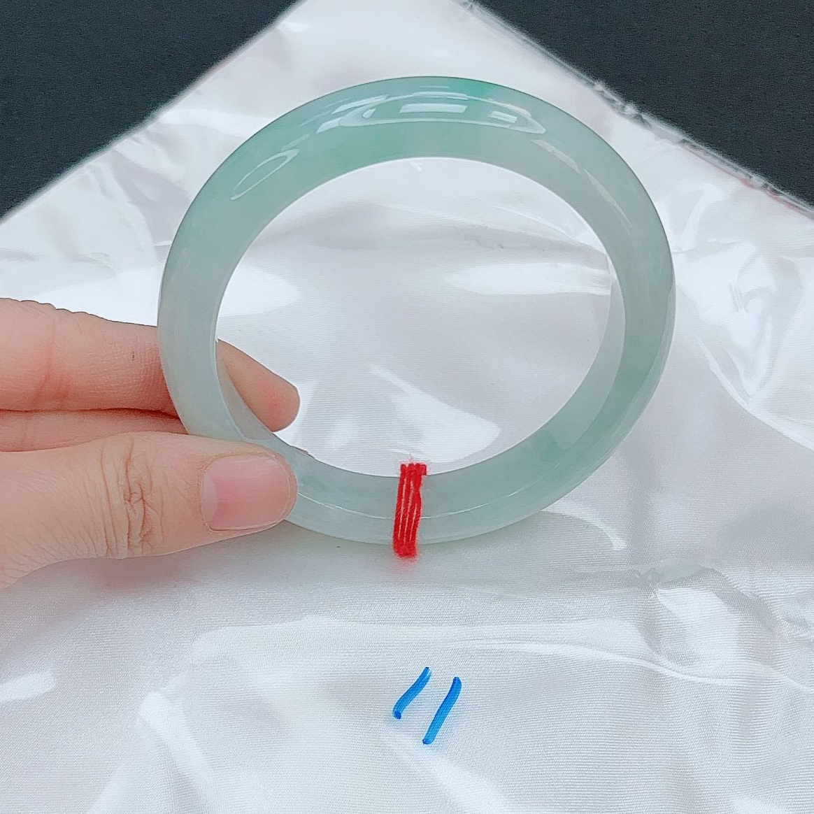 【圈口61~63】天然缅甸A货翡翠手镯，均需有包容心2980-11