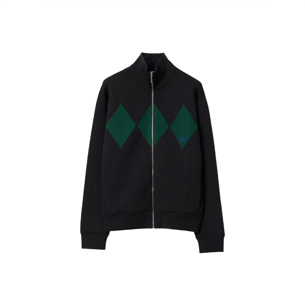 未使用 BURBERRY/博柏利 菱形印花高领拉链休闲长袖夹克HXX-0047