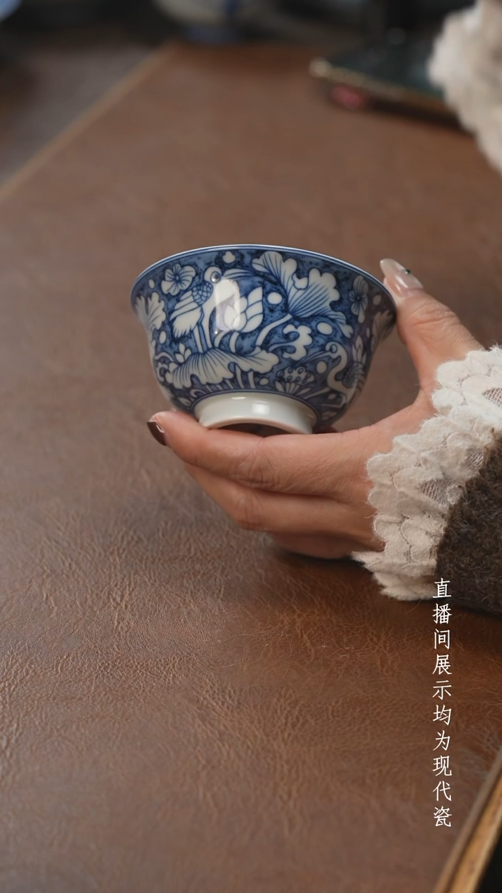 茶器茶器一鹭压手杯
