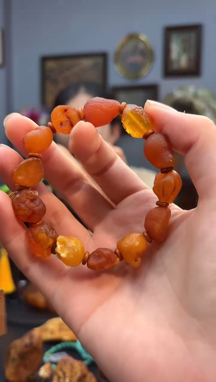 手串琥珀未镶嵌手串
