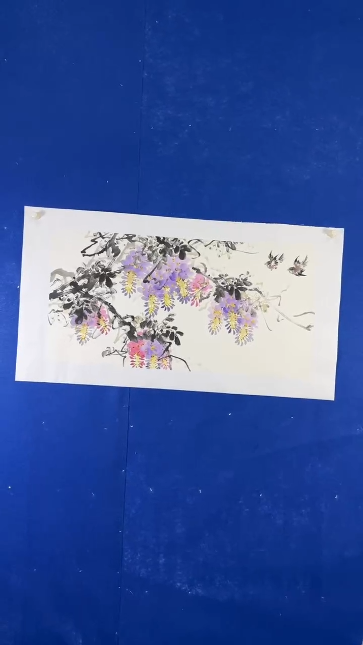 【闪购商品】国画国画花鸟系列  紫气东来