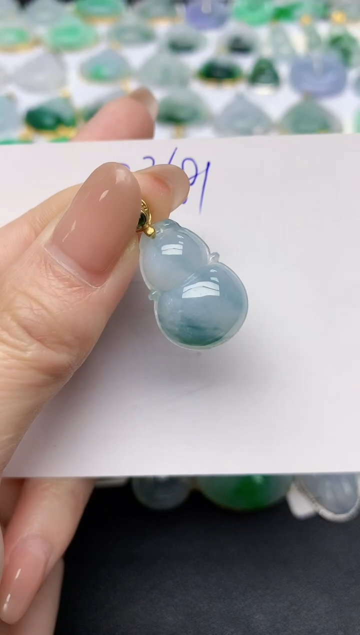 颈饰未镶嵌翡翠天然缅甸A货翡翠百元以上9元证书费自理