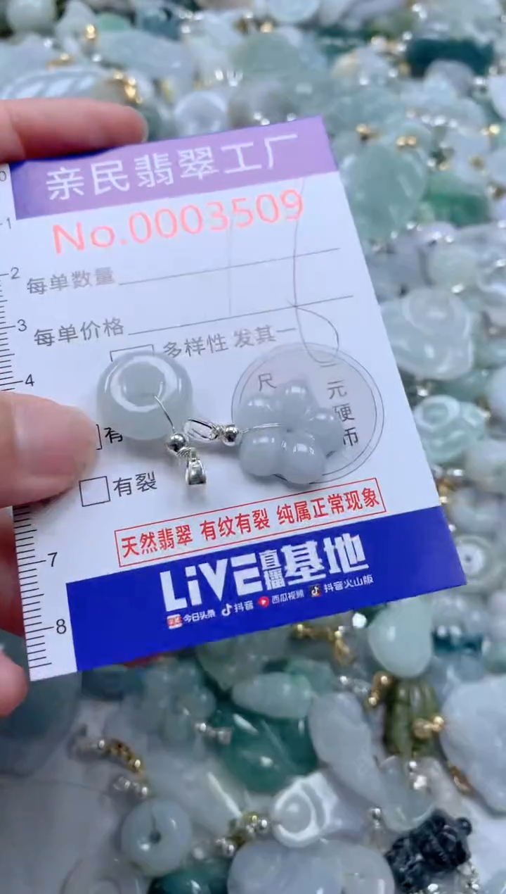 翡翠未镶嵌吊坠(不含链)3509