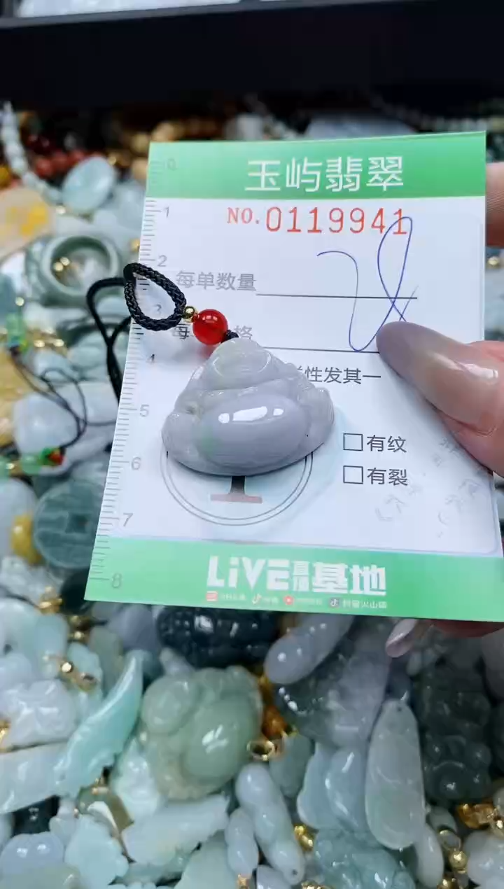 翡翠未镶嵌颈饰闪购0119941