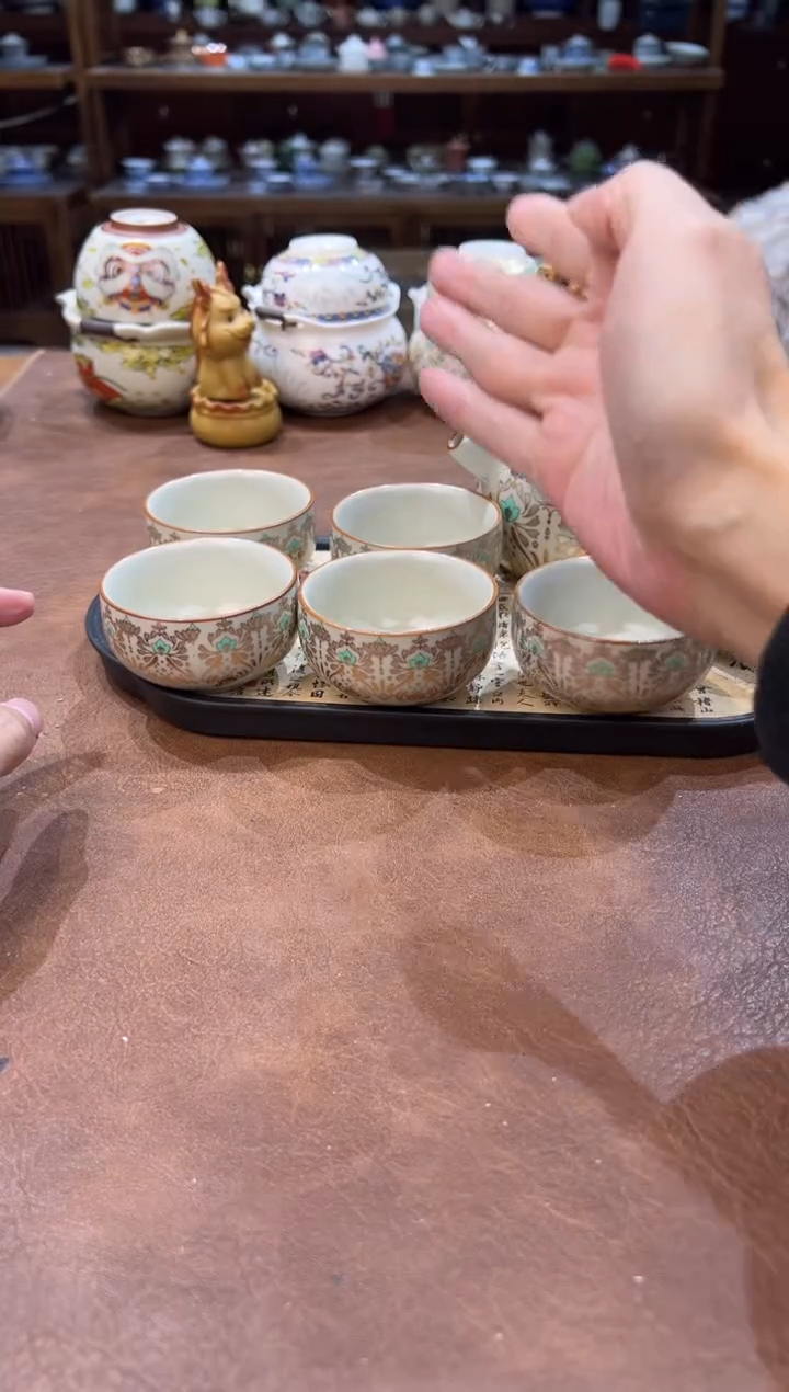 真的很便宜超好看会开片的旅行茶具