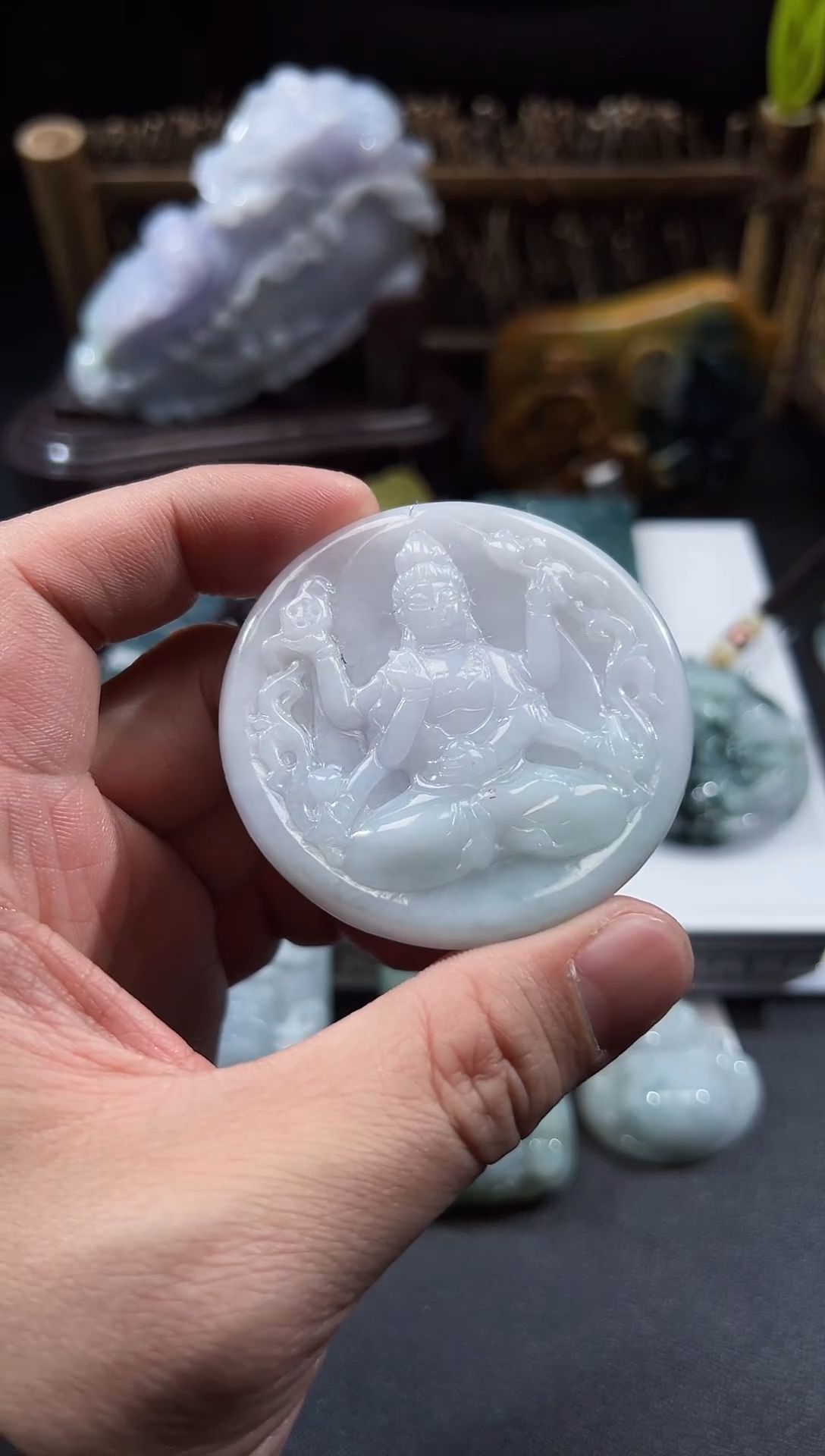 【闪购商品】翡翠颈饰未镶嵌天然A货翡翠（多样性发）