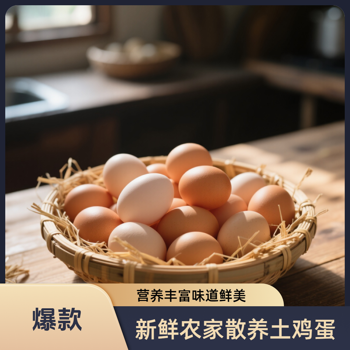 孕婴首选农家散养鲜鸡蛋谷物喂养土鸡蛋40g/枚左右10枚鲜鸡蛋