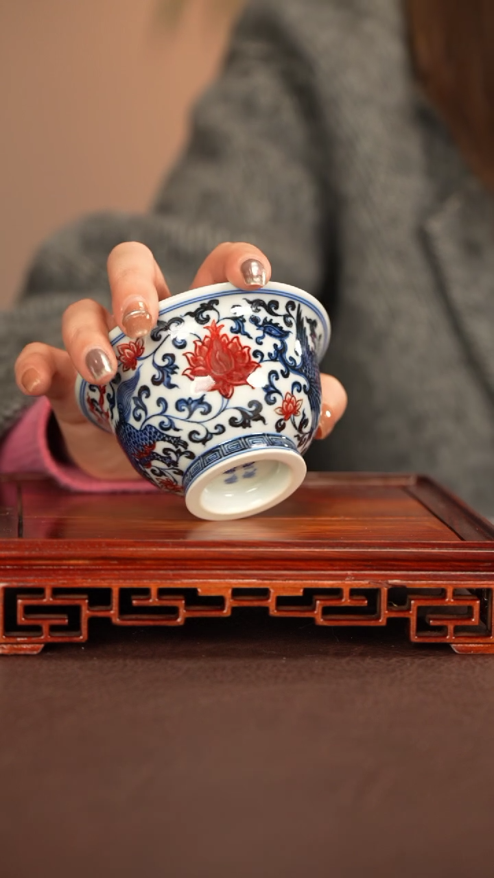 【闪购商品】杯子永明尚玩景德镇手工手绘陶瓷