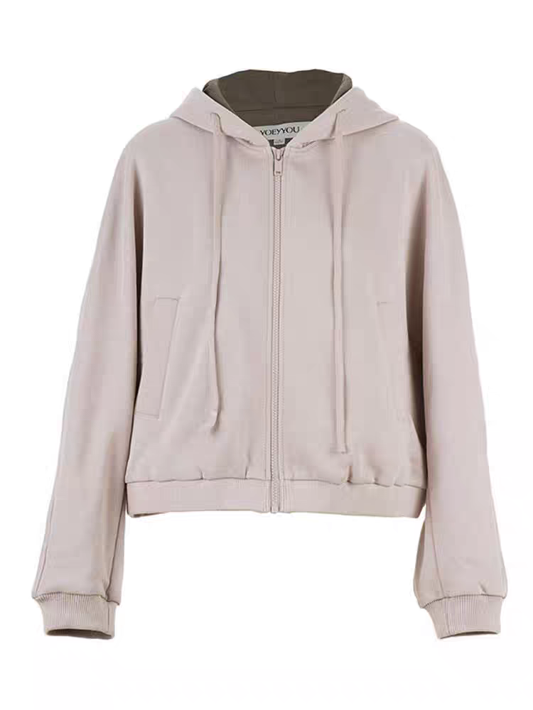 YOEYYOU 设计师品牌 25秋冬新品 短款宽松卫衣外套/弧形打褶卫裤