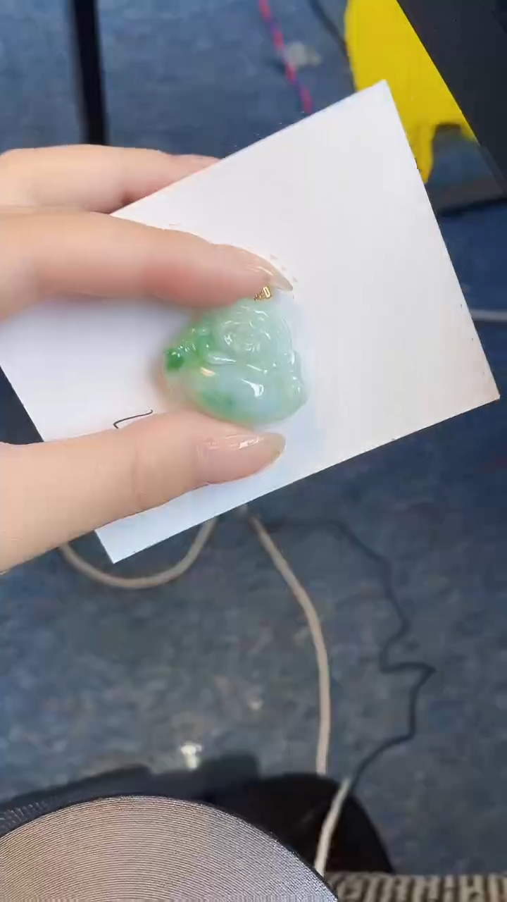 【闪购商品】翡翠颈饰18K金镶嵌00000000