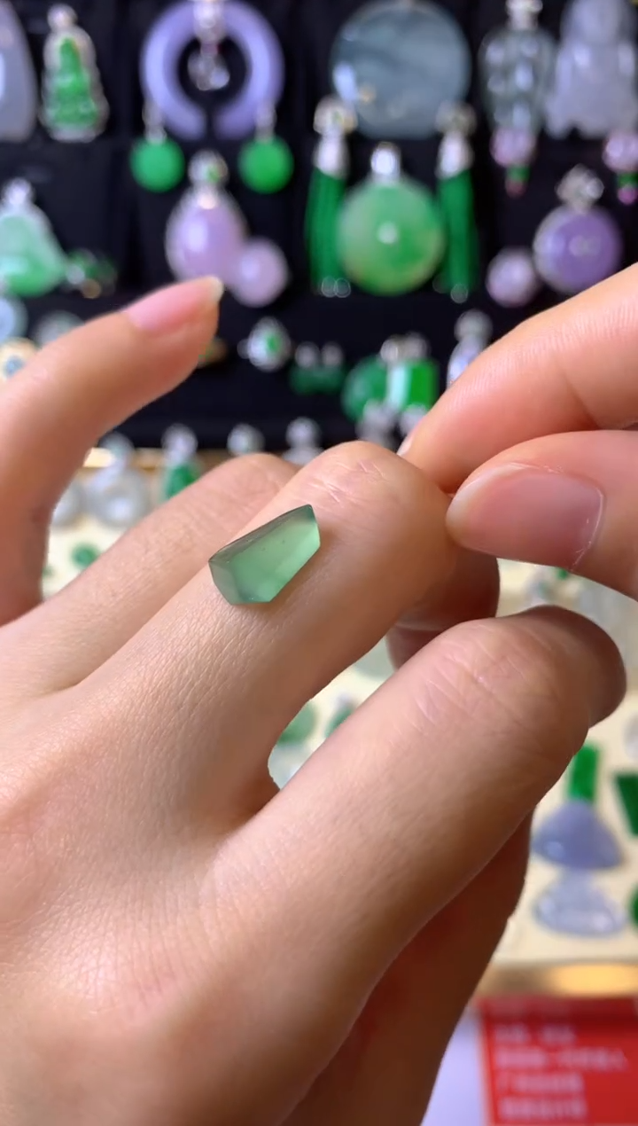 【闪购商品】定制翡翠未镶嵌1裸玉（客户意向镶嵌）