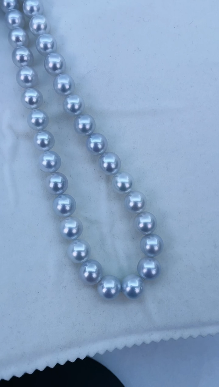 【闪购商品】海水珍珠颈饰银S925镶嵌11-14mm