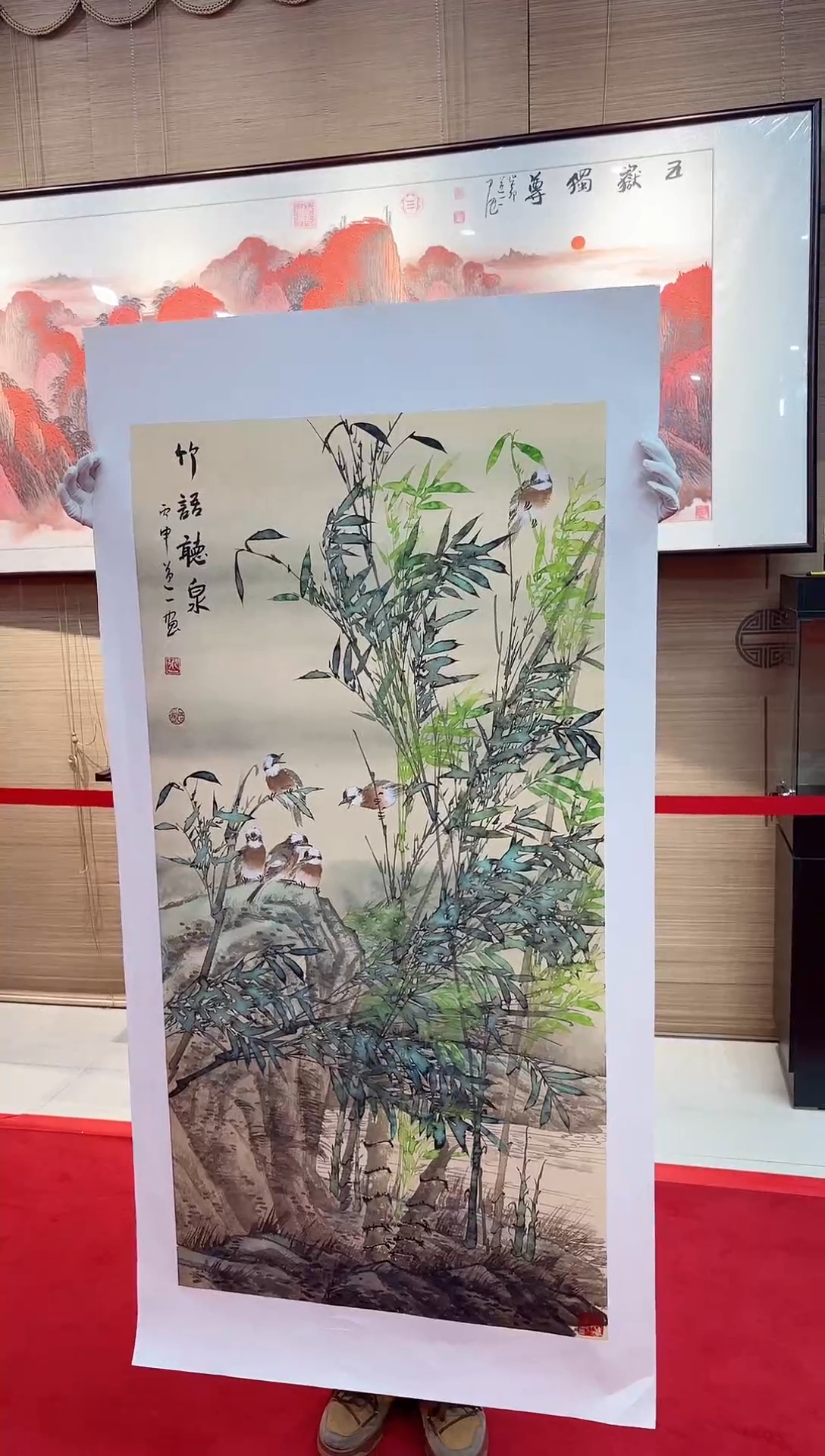 【闪购商品】国画国画国画道一老师手绘作品D32
