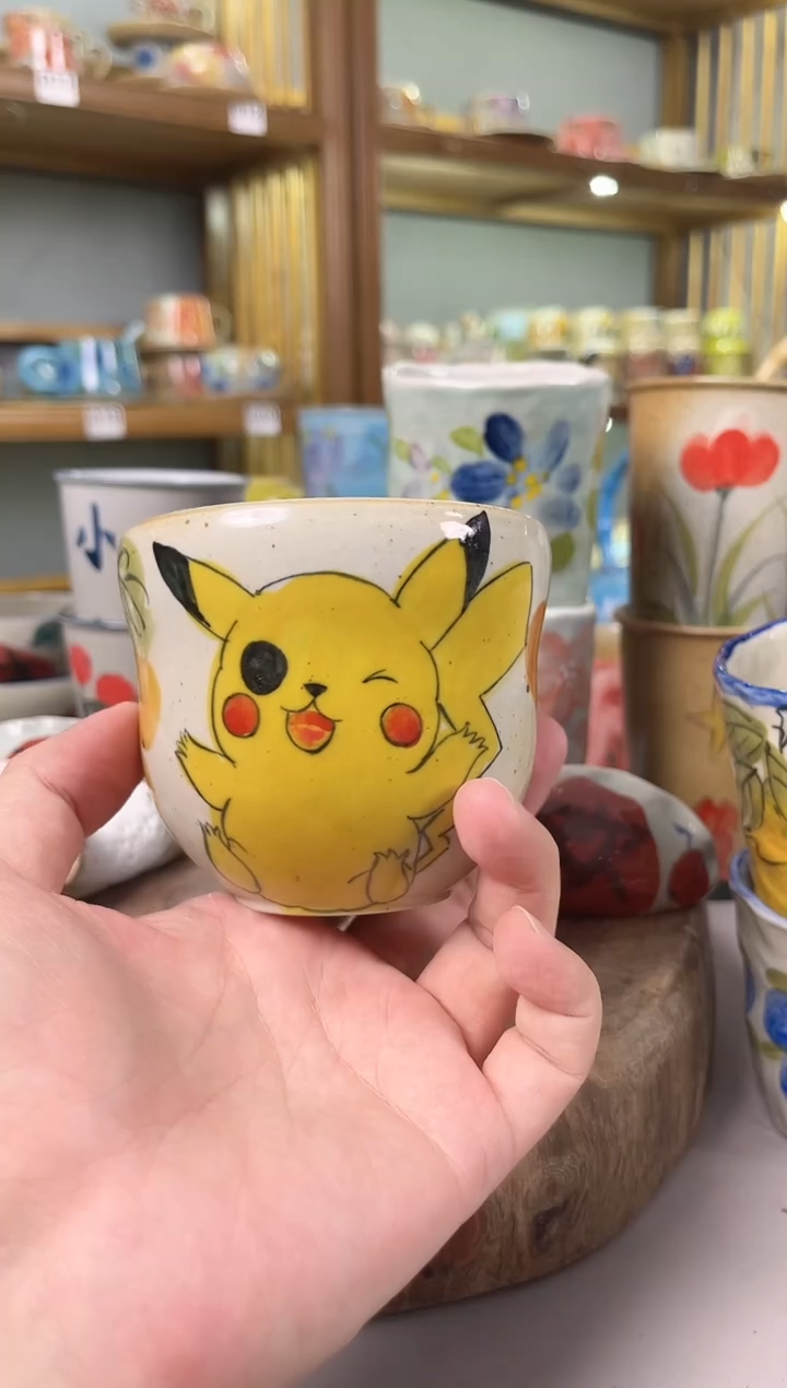 瓷片手绘高温釉下彩陶瓷