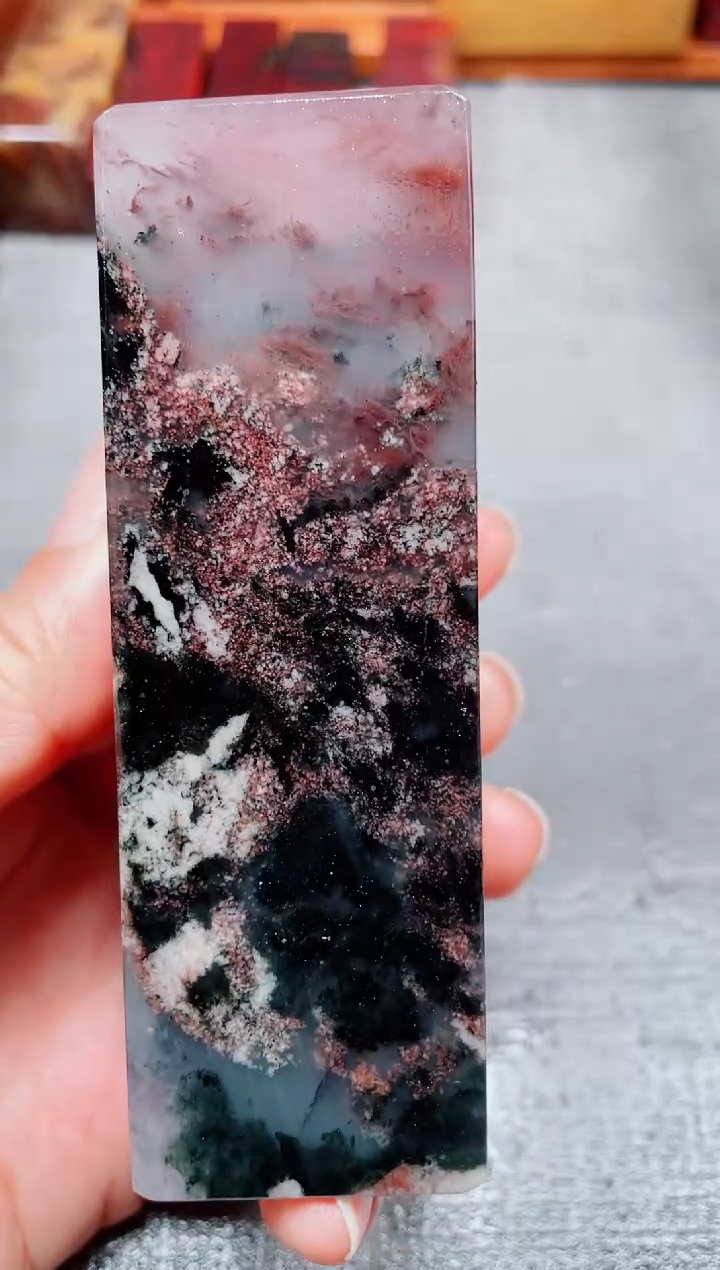 玉桂林鸡血玉素章--29