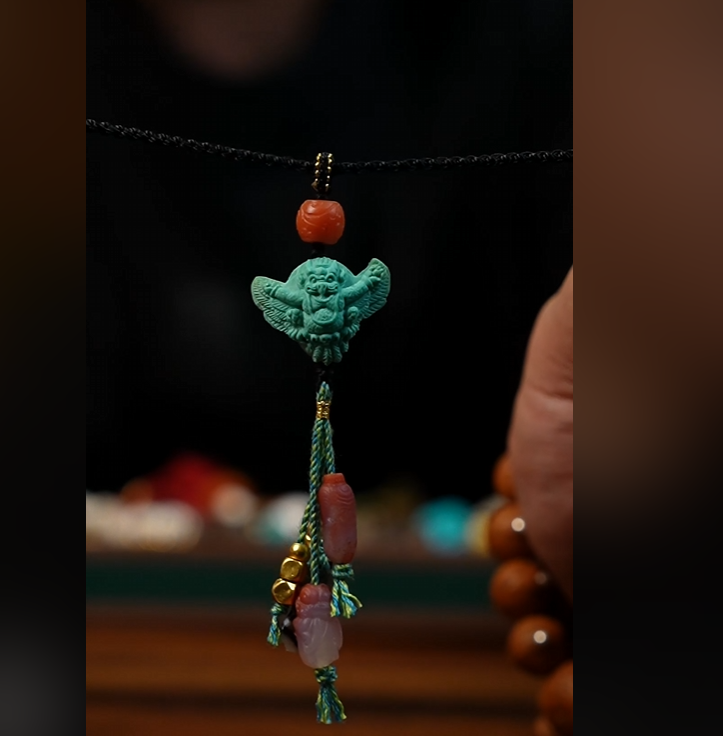 左边婷姐丨绿松石吊坠（ZW5113004）