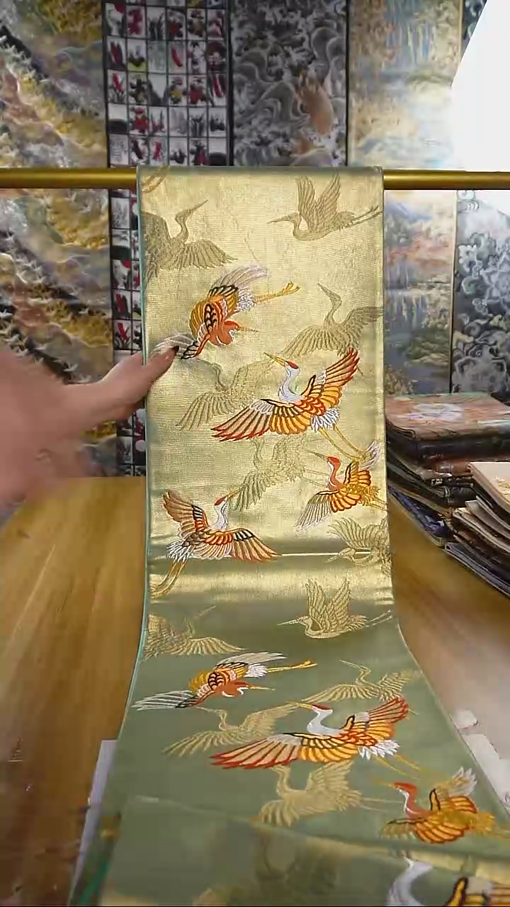 【闪购商品】织绣织锦143六通仙鹤