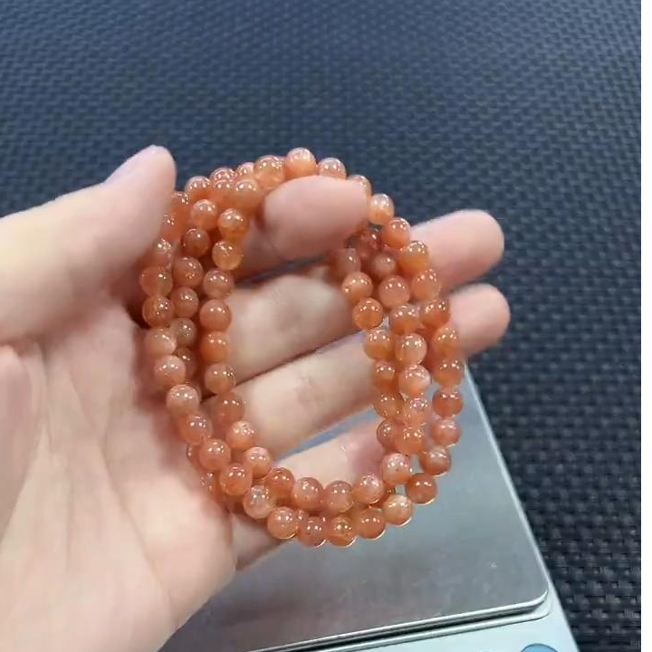 太阳石项链 约6mm+ (多样性发一件) B1051