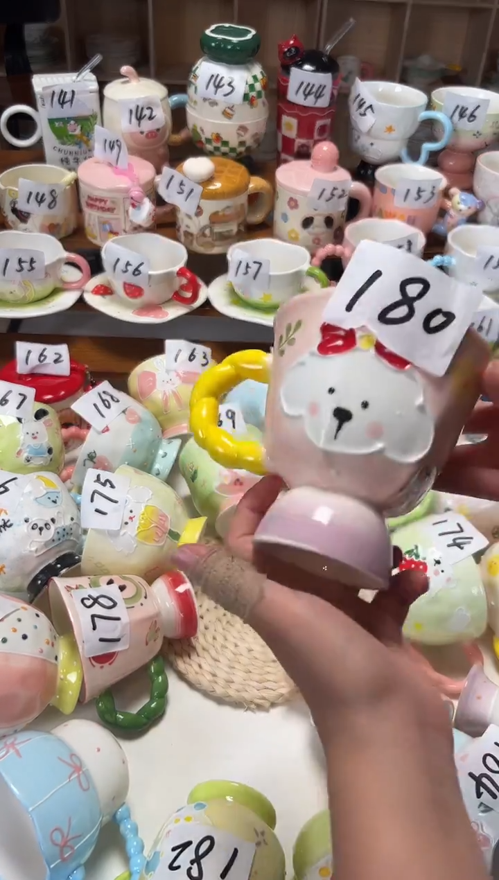 陶瓷无盖款180景德镇楠来北往工厂店