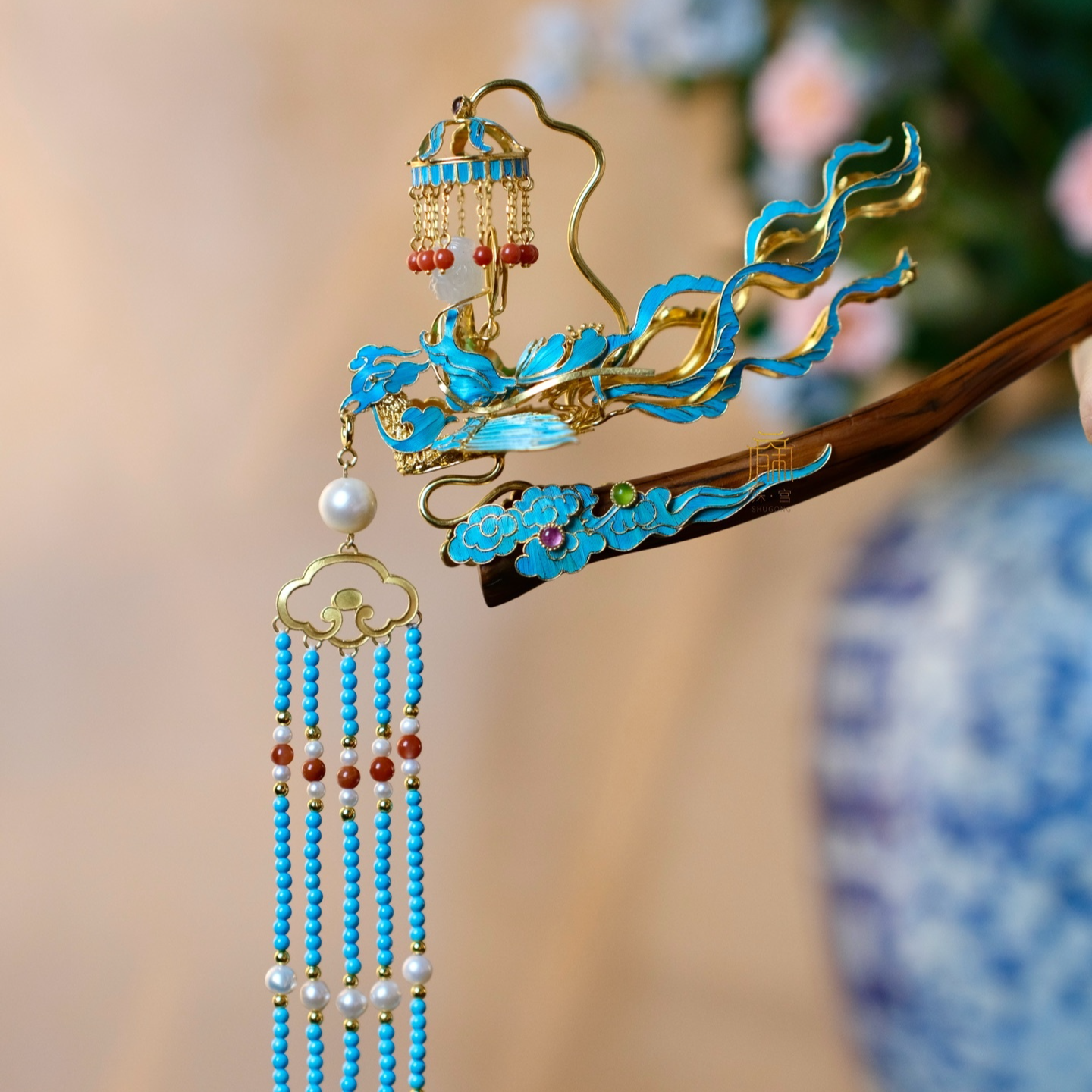 殊宫仙女凤凰发簪