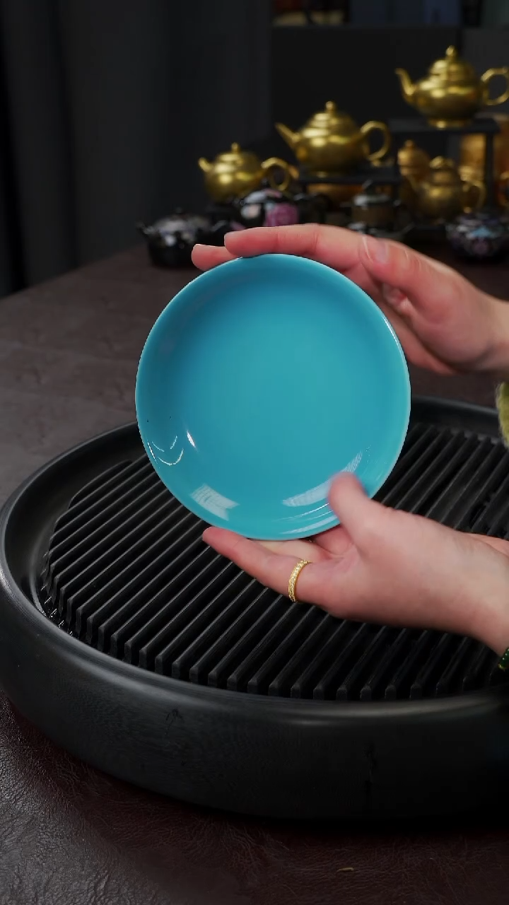 【闪购商品】杯【宜景窑松石蓝】干泡