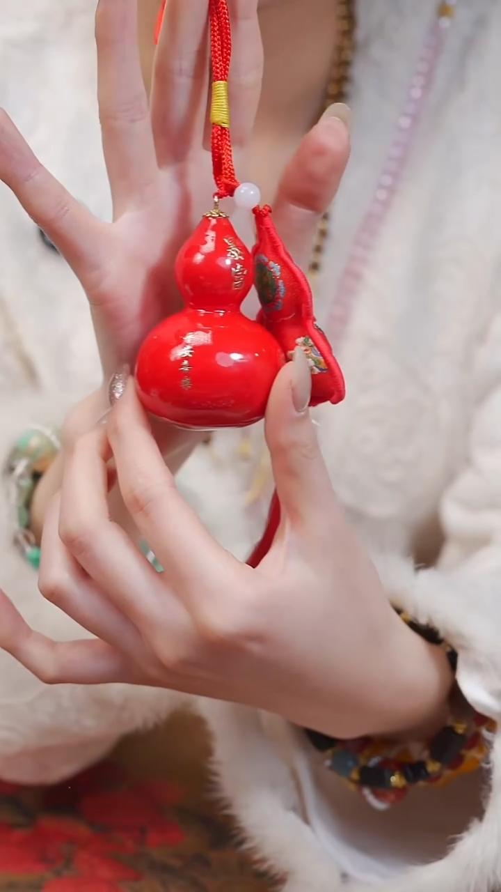 166漆艺工艺小葫芦29.9