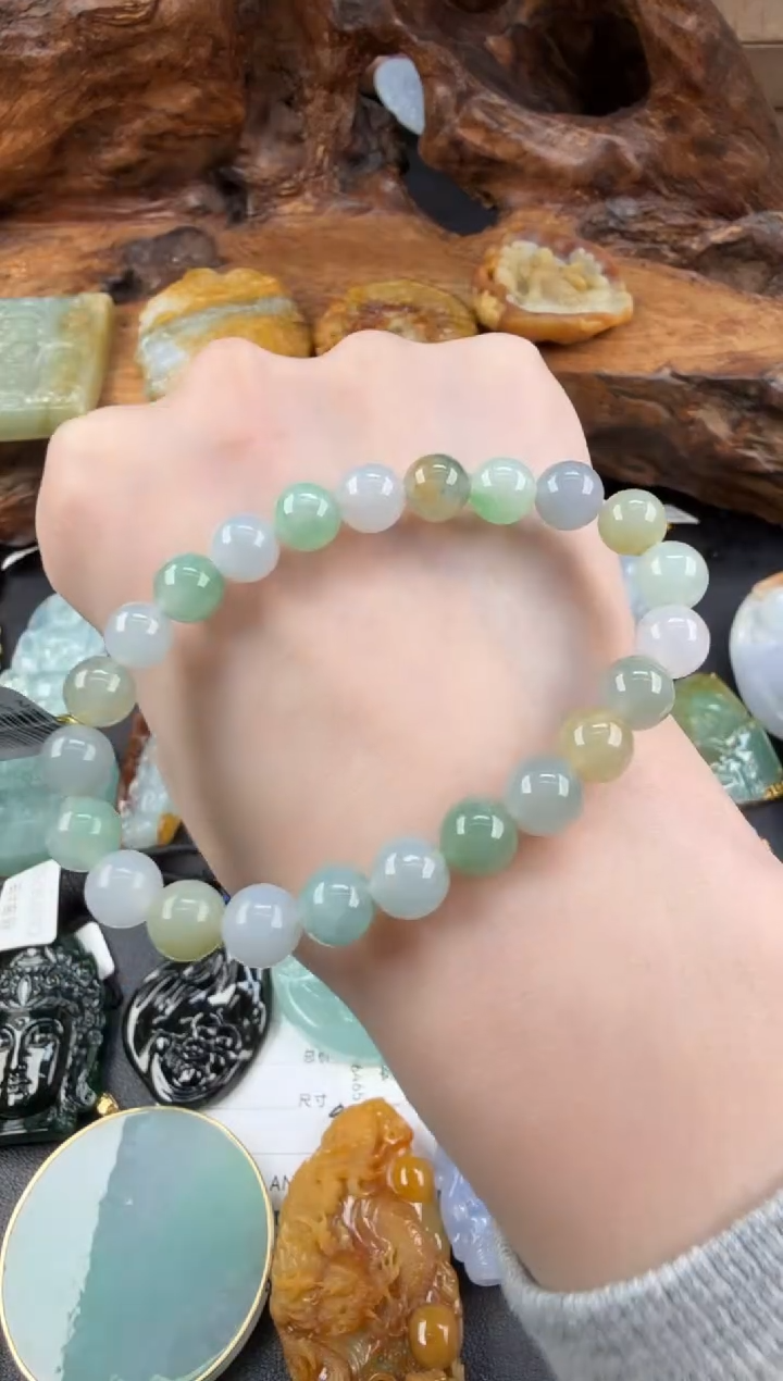 未镶嵌手串翡翠翡翠饰品-270