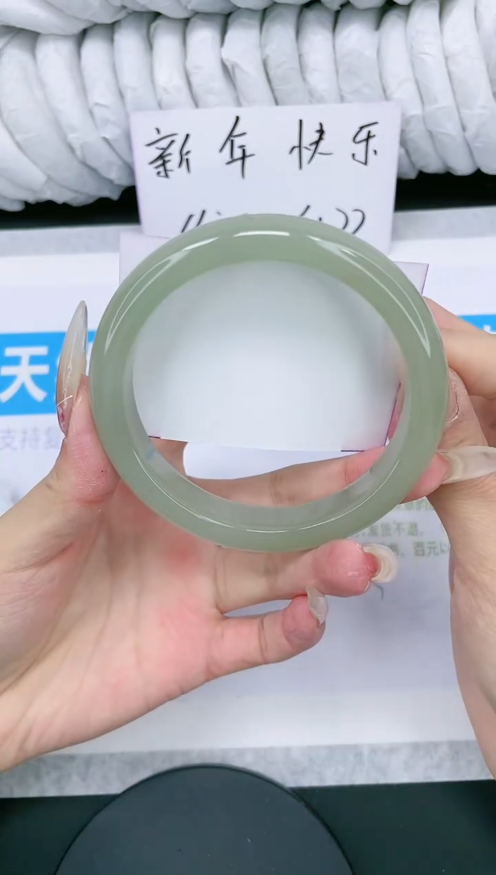 【闪购商品】石英质玉手镯未镶嵌多样性发货-59-64/5