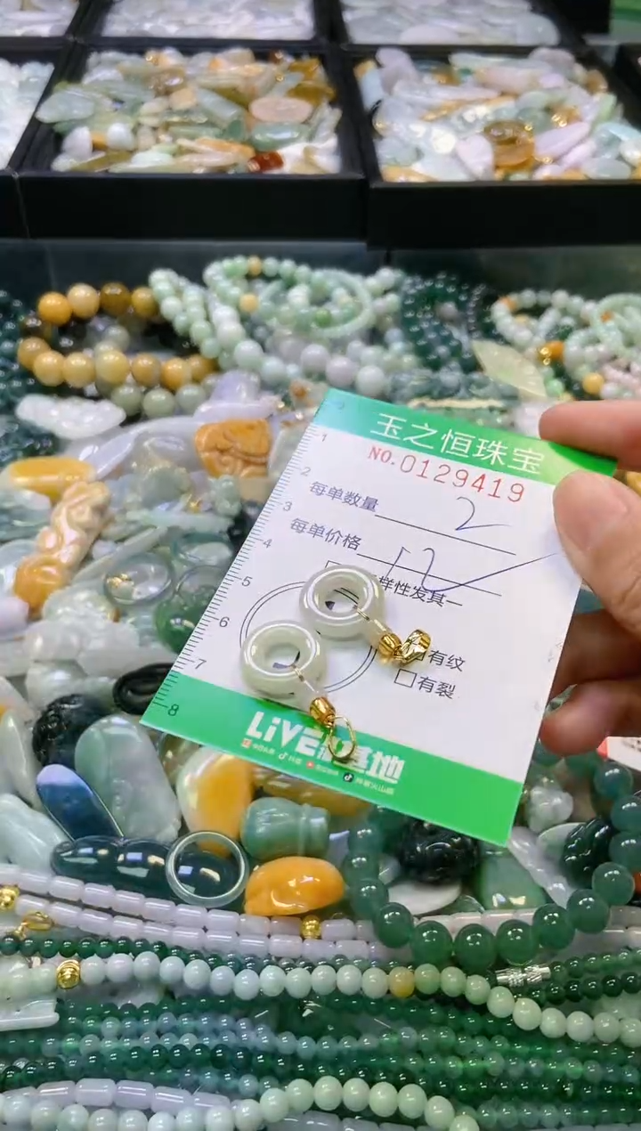 翡翠未镶嵌颈饰闪购0129419