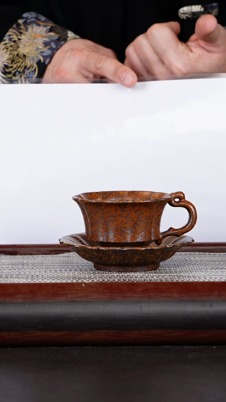【闪购商品】紫砂茶壶龙骨金砂套杯120CC