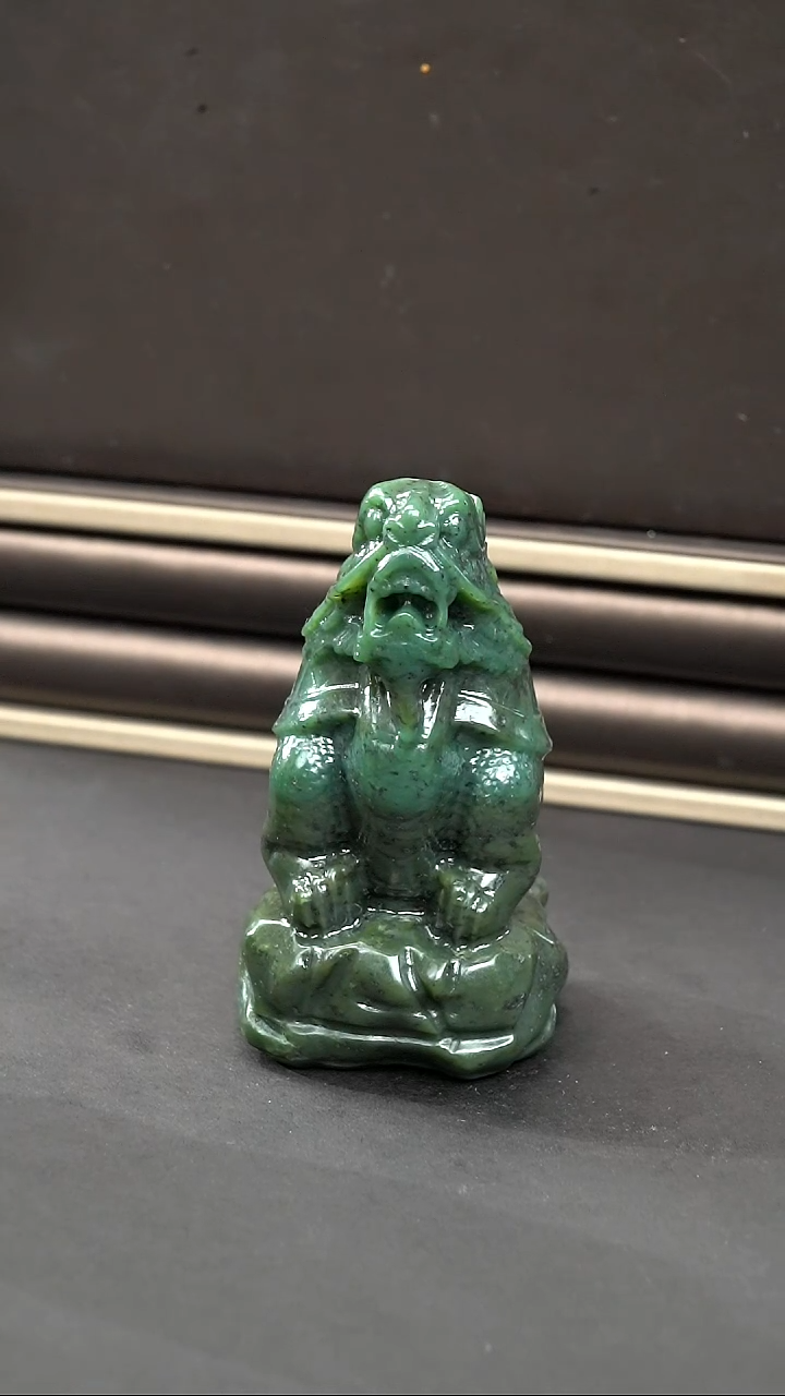 【闪购商品】和田玉（碧玉）摆件未镶嵌龙龟
